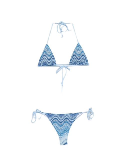 Bikini donna MC2 Saint Barth blu MC2 SAINT BARTH | LEAH MARIELLE01128L